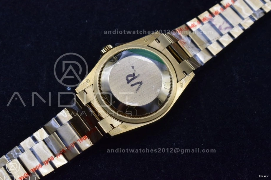 904L Mark with V5 Steel 36 vr3255 Weight) Bracelet Best Edition Roman on Dial President Gold (Gain YG DayDate QF 1121